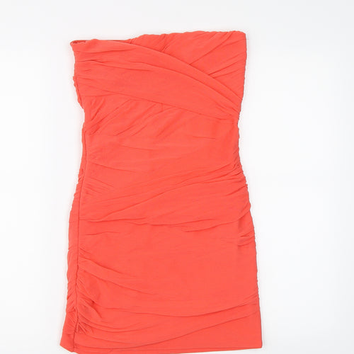Topshop Womens Pink   Bodycon  Size 8