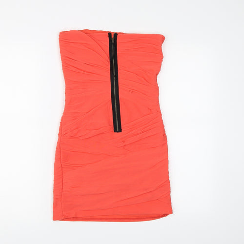 Topshop Womens Pink   Bodycon  Size 8