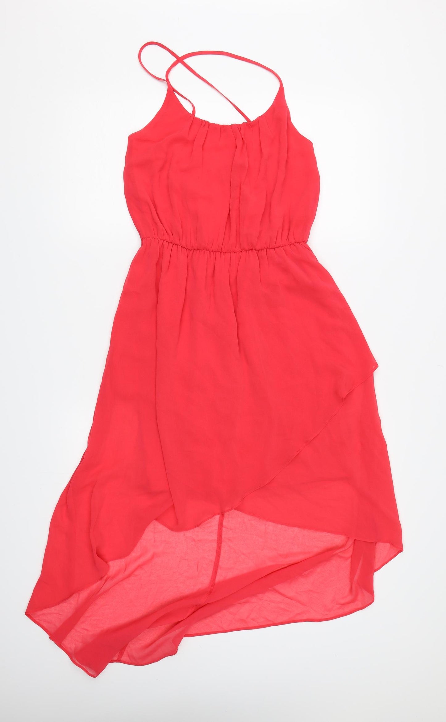 New Look Womens Pink  Chiffon Trapeze & Swing  Size 8