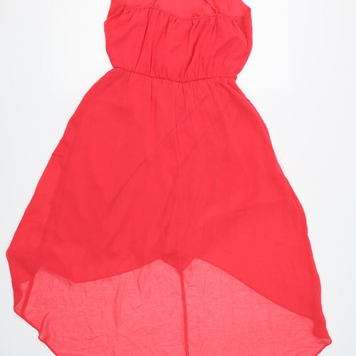 New Look Womens Pink  Chiffon Trapeze & Swing  Size 8