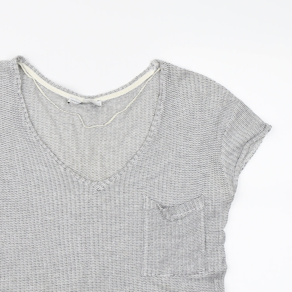 Zara Womens Grey   Basic T-Shirt Size S
