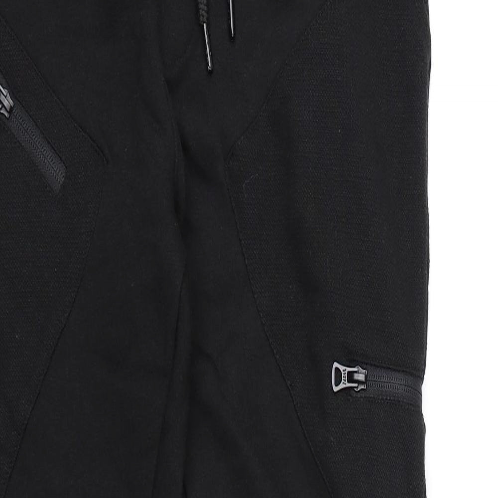 Nanny State Mens Black  Jersey Jogger Trousers Size XS L28 in