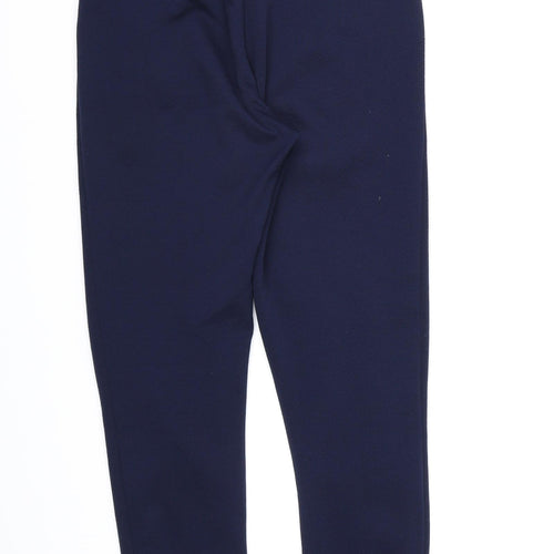 PRETTYLITTLETHING Womens Blue  Rayon Bloomer Trousers Size 6 L26 in