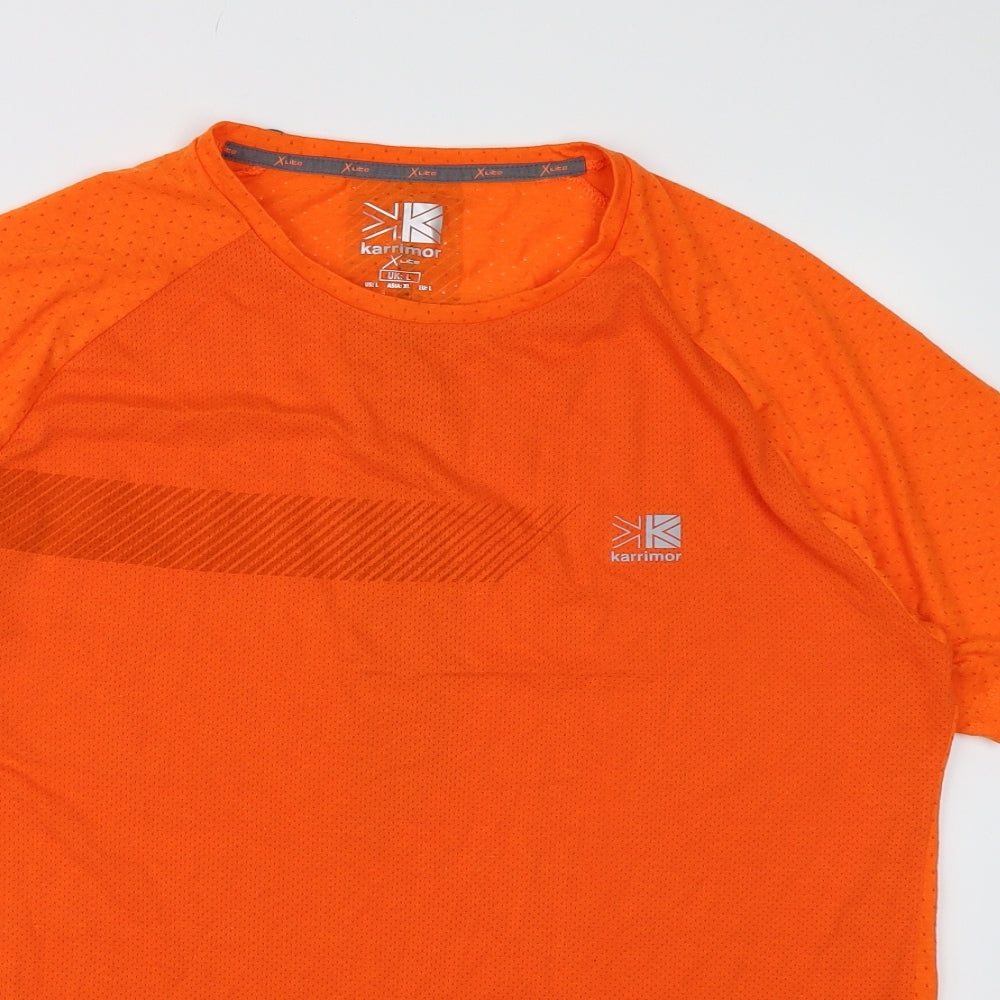 Karrimor Mens Orange   Basic T-Shirt Size L