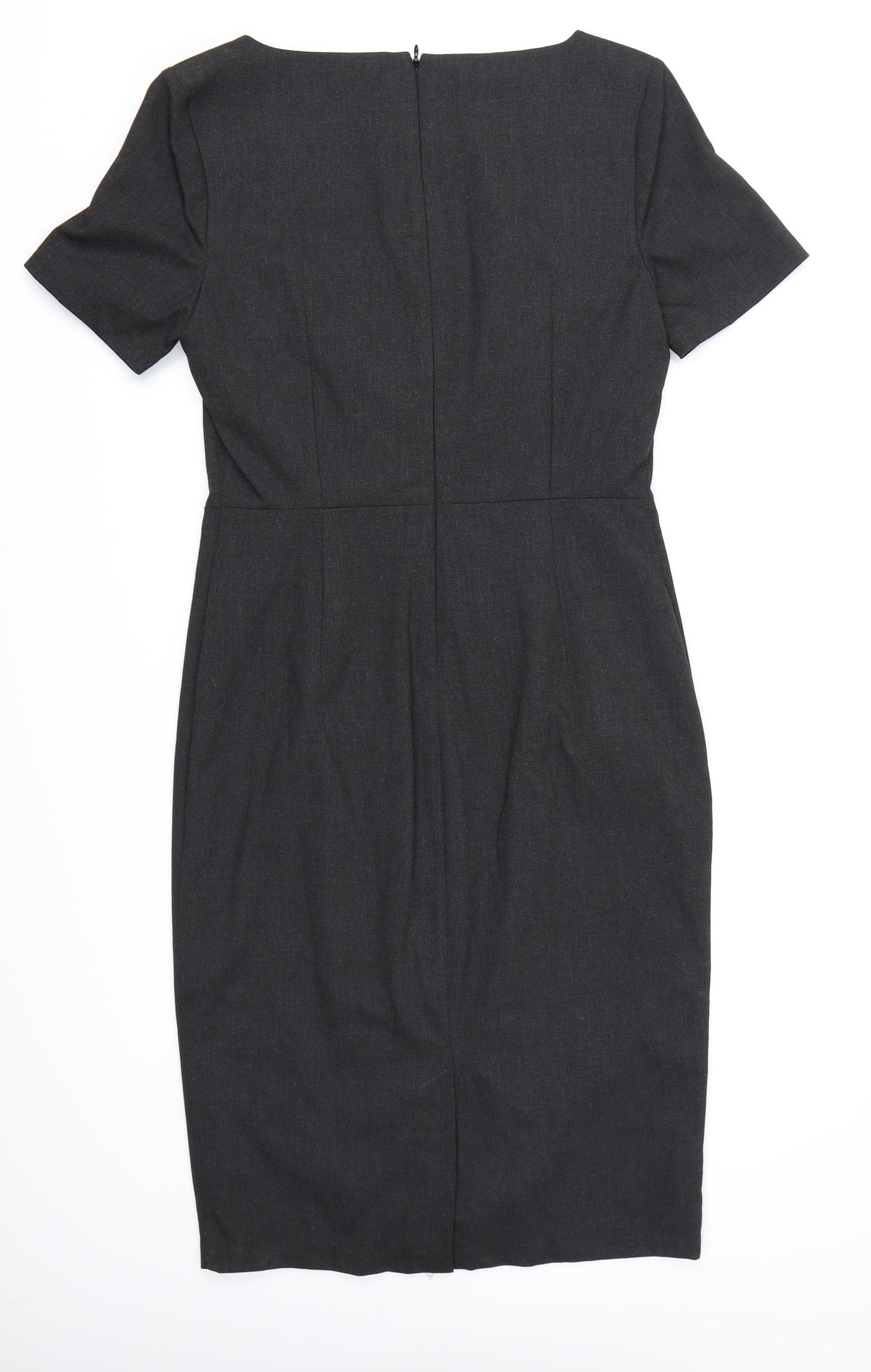 NEXT Womens Grey  Rayon A-Line  Size 12