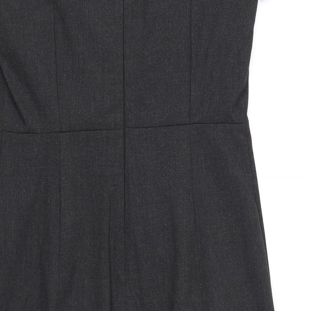 NEXT Womens Grey  Rayon A-Line  Size 12