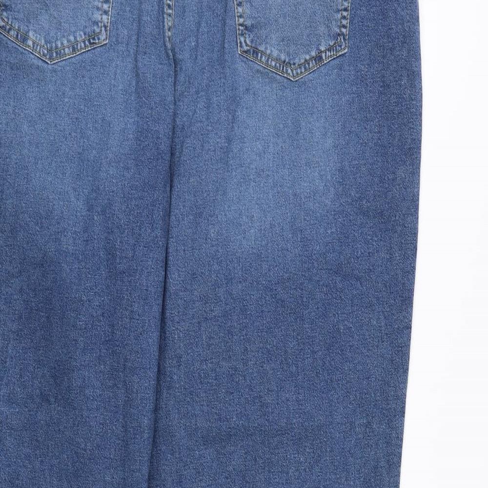 B Casual Womens Blue  Denim Straight Jeans Size 20 L28 in