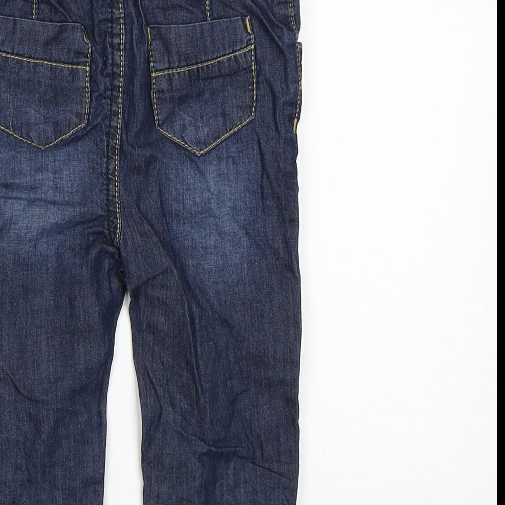 Early Days Boys Blue  Denim Cargo Jeans Size 3-6 Months