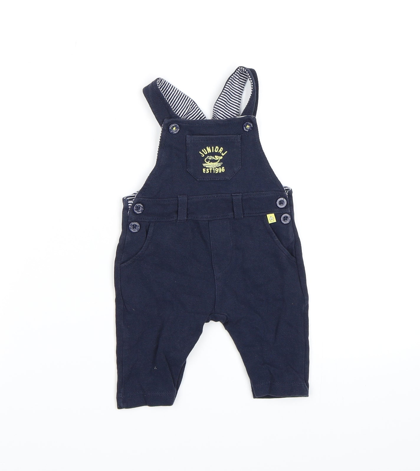 Debenhams Boys Blue   Romper One-Piece Size 0-3 Months  - Dungaree