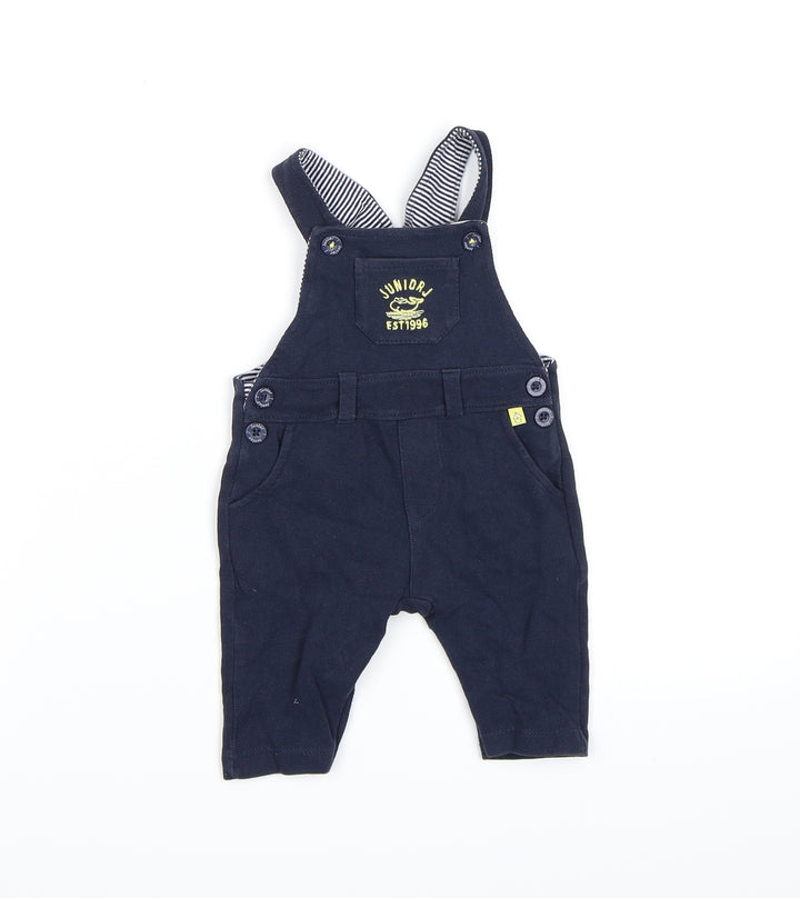 Debenhams Boys Blue   Romper One-Piece Size 0-3 Months  - Dungaree