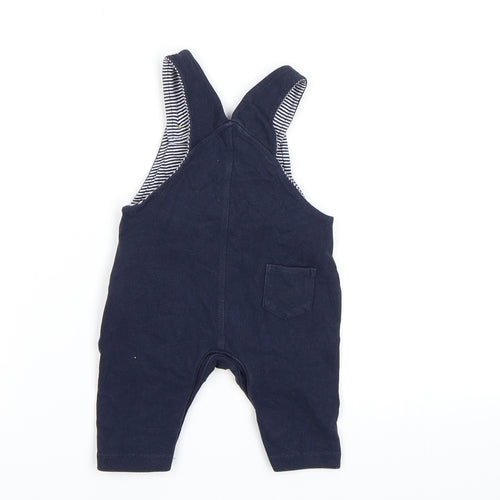 Debenhams Boys Blue   Romper One-Piece Size 0-3 Months  - Dungaree