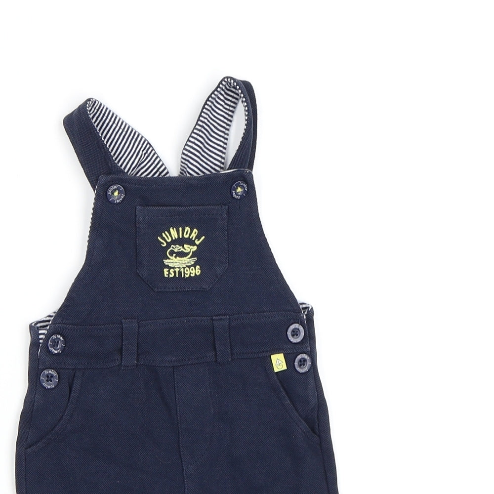 Debenhams Boys Blue   Romper One-Piece Size 0-3 Months  - Dungaree