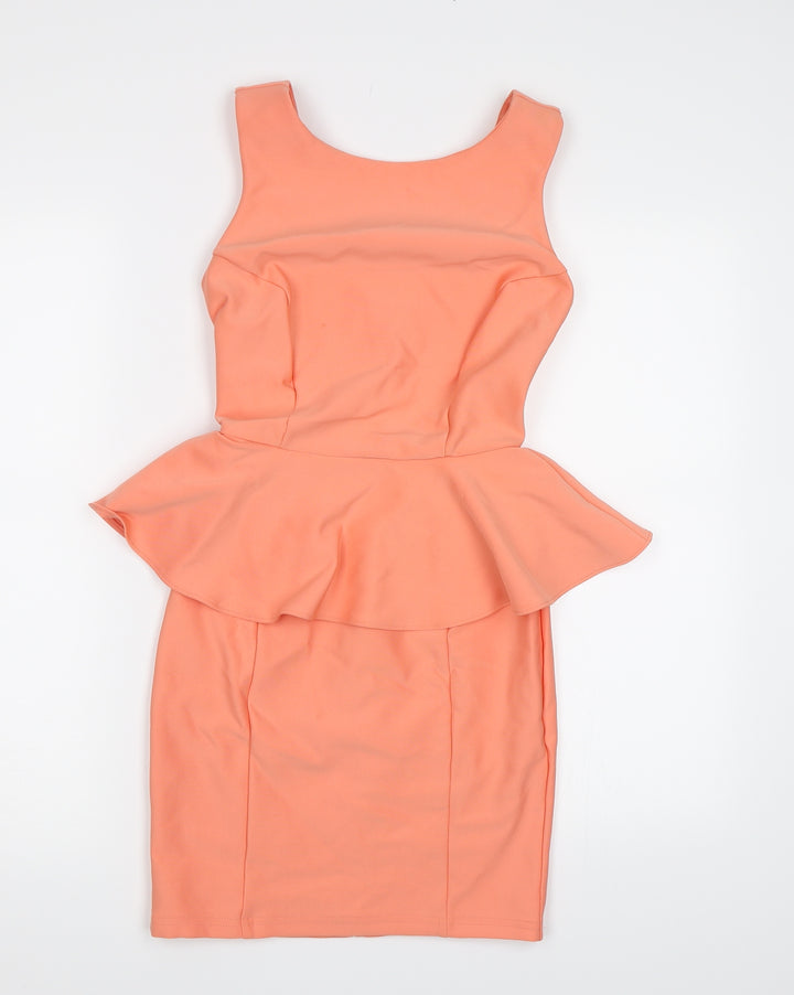Topshop Womens Pink Bodycon Size 6
