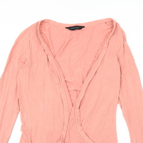 New Look Womens Pink   Cardigan Jumper Size 12