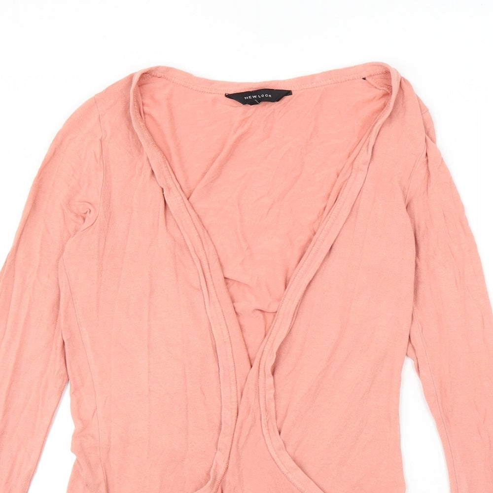 New Look Womens Pink   Cardigan Jumper Size 12