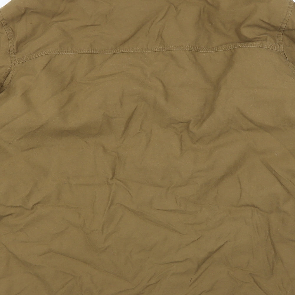 Easy Mens Brown   Pea Coat Coat Size L