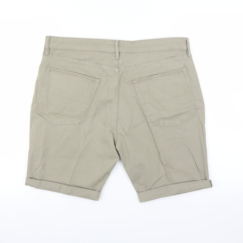Marks and Spencer Mens Brown   Chino Shorts Size 36