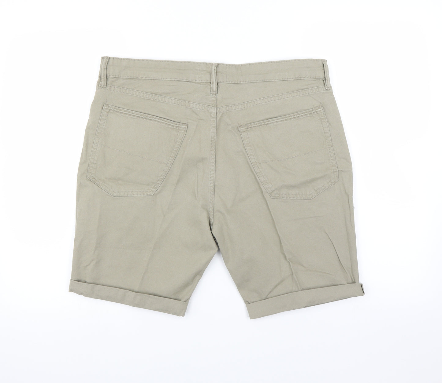 Marks and Spencer Mens Brown   Chino Shorts Size 36