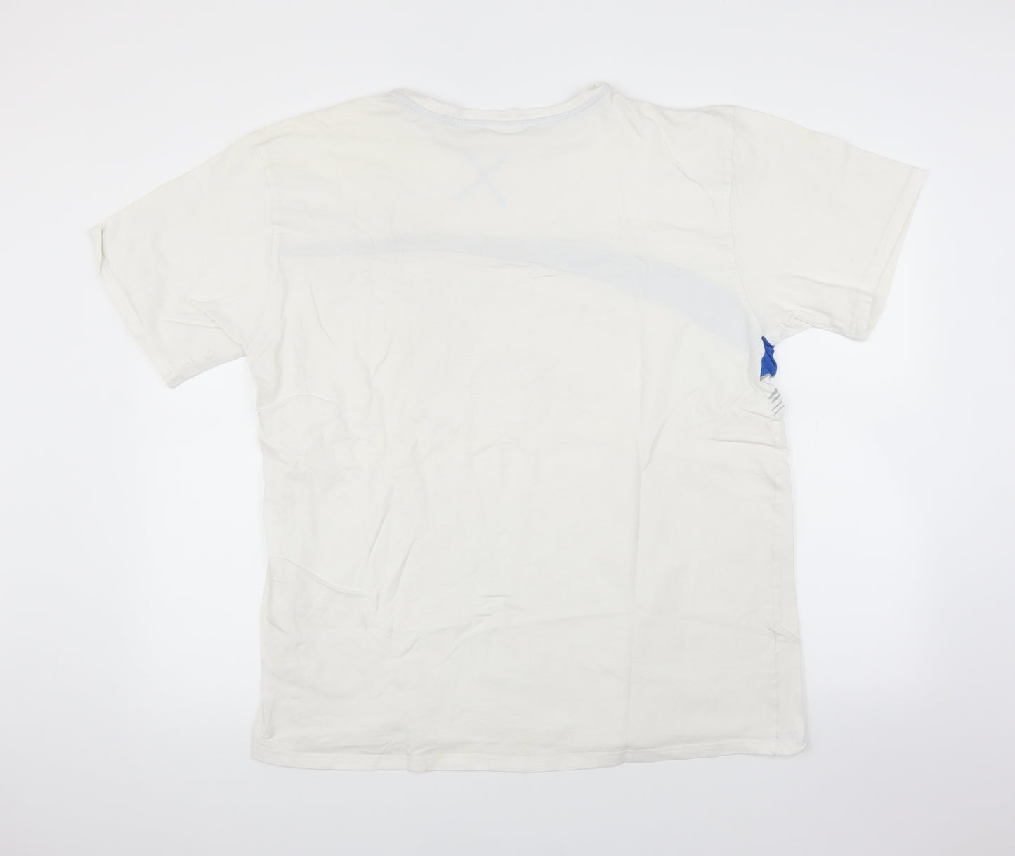 maxed Mens White    T-Shirt Size XL