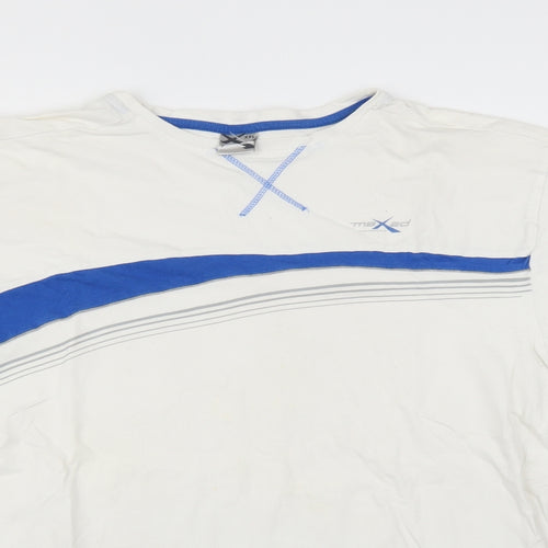 maxed Mens White    T-Shirt Size XL