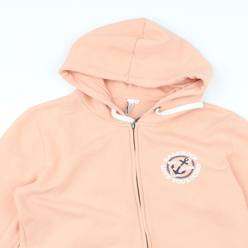 Saltrock Womens Pink   Full Zip Hoodie Size 14