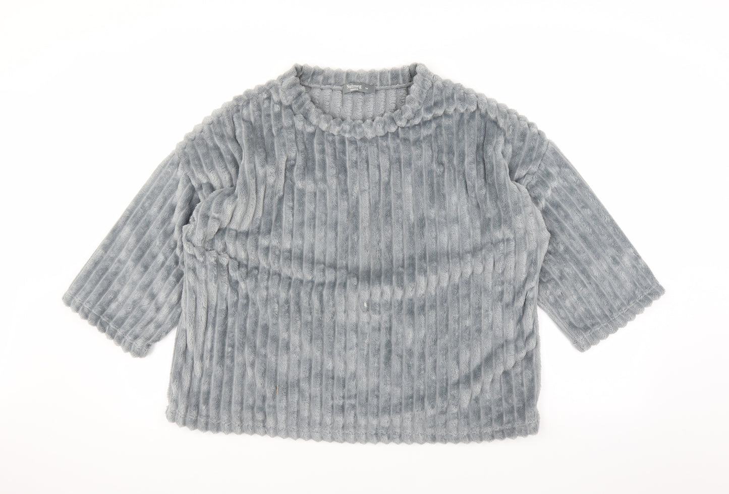 Nutmeg Womens Grey   Pullover Jumper Size 16