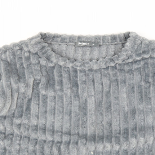 Nutmeg Womens Grey   Pullover Jumper Size 16