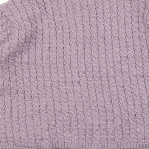 Daxon Womens Purple  Knit Cardigan Jumper Size 18