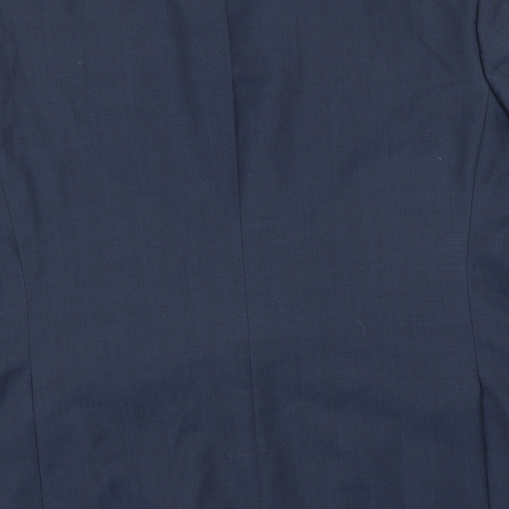 k.j Mens Blue   Jacket Suit Jacket Size 44
