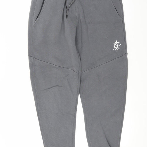 Gym King Mens Grey   Sweatpants Trousers Size M L27 in