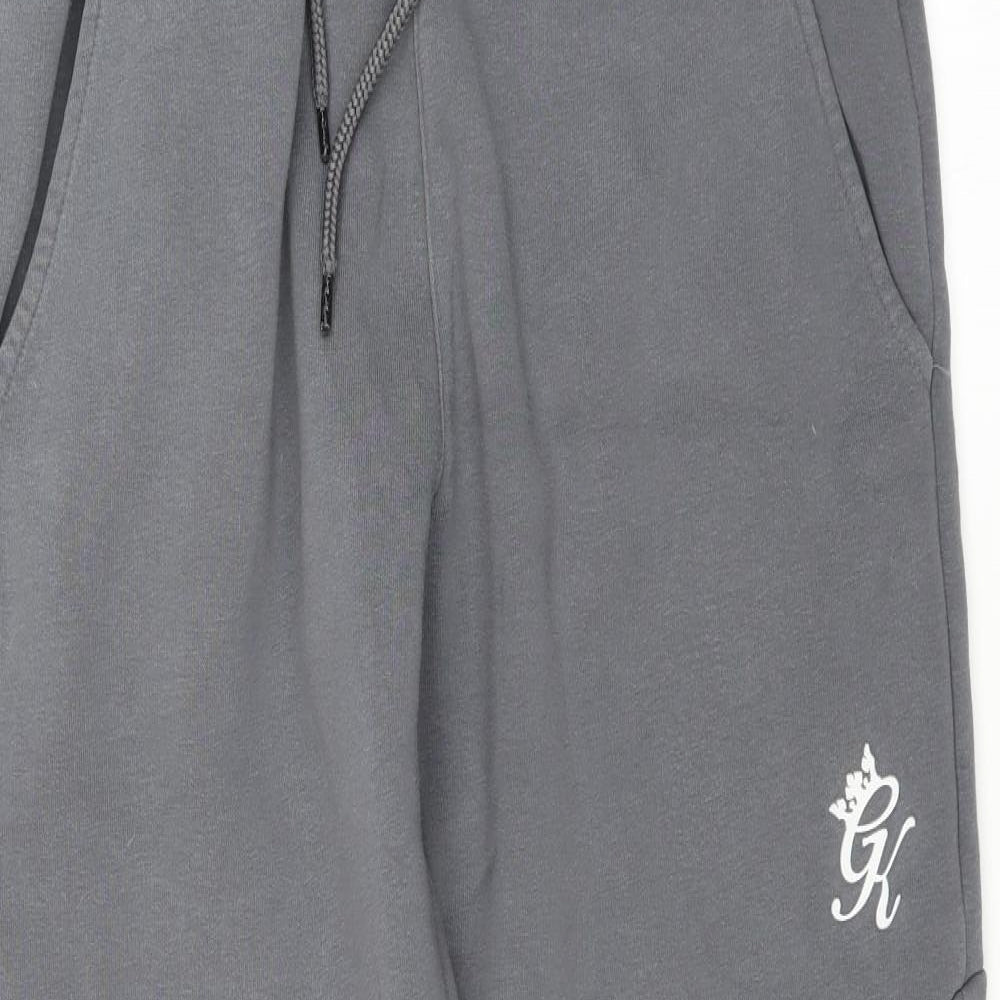 Gym King Mens Grey   Sweatpants Trousers Size M L27 in