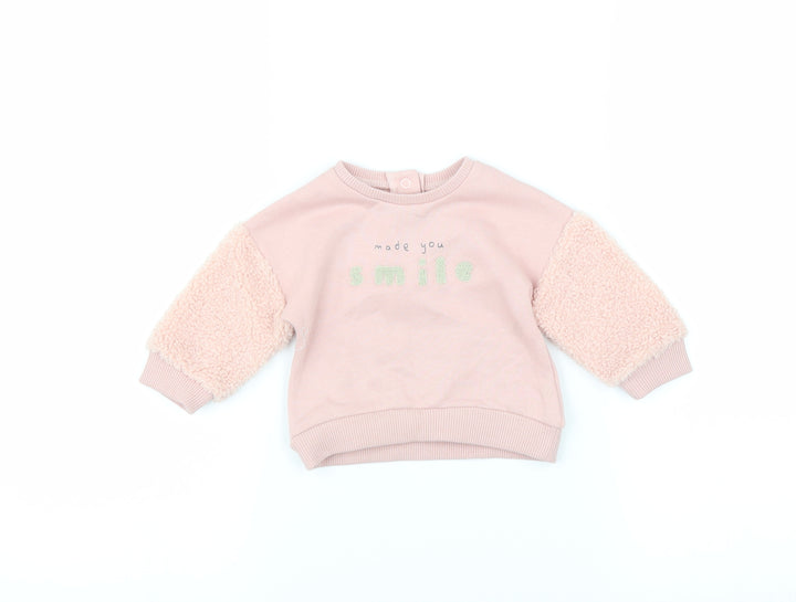 George Baby Pink   Pullover Jumper Size 0-3 Months