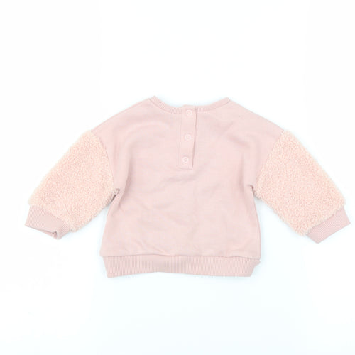 George Baby Pink   Pullover Jumper Size 0-3 Months