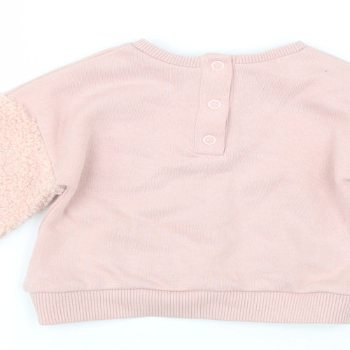 George Baby Pink   Pullover Jumper Size 0-3 Months