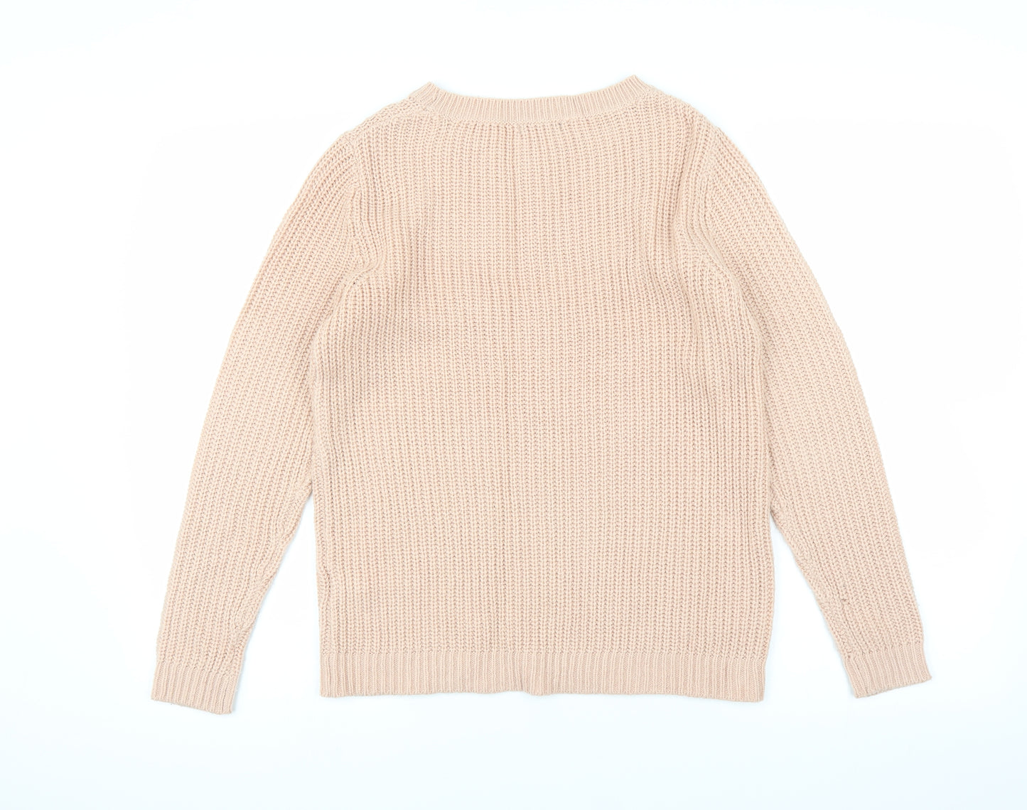 M&Co Womens Pink  Knit Pullover Jumper Size 10