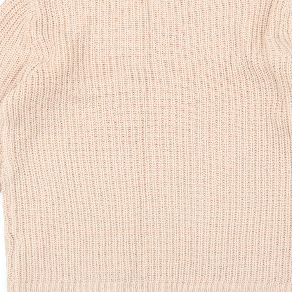 M&Co Womens Pink  Knit Pullover Jumper Size 10