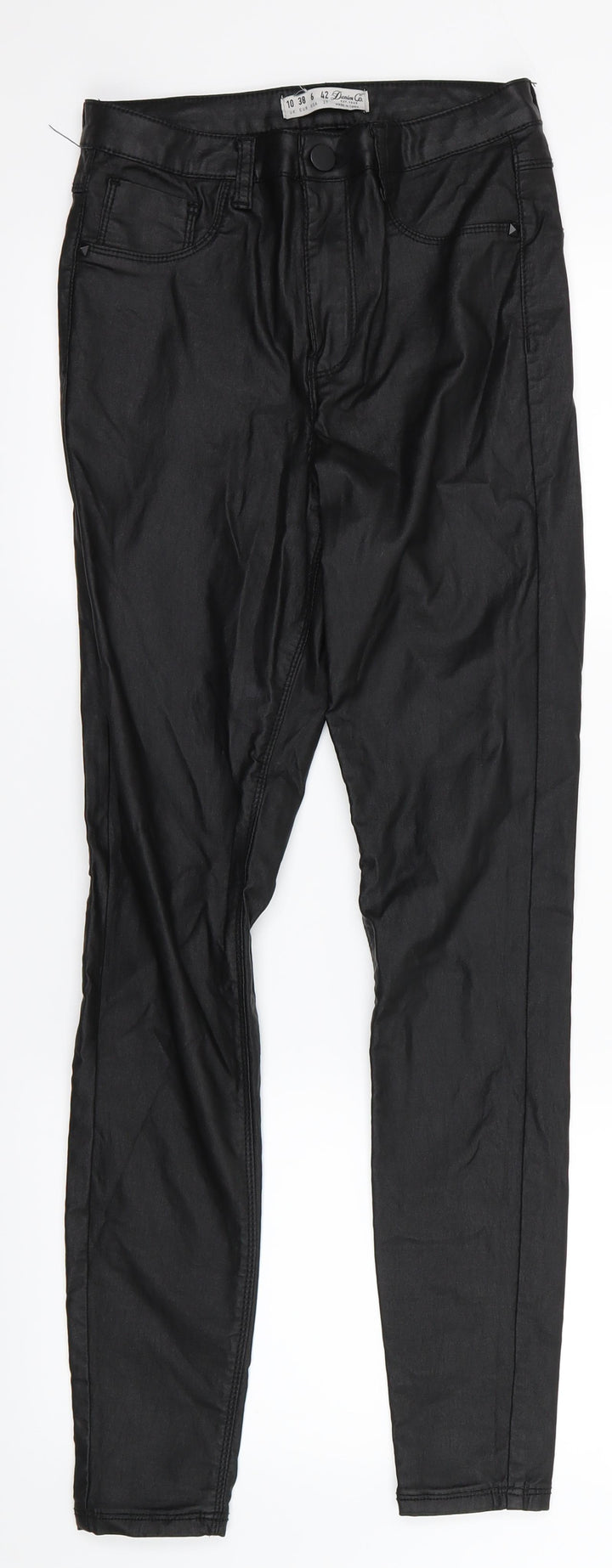 Denim Co Womens Black Jegging Trousers Size 10 L28 in