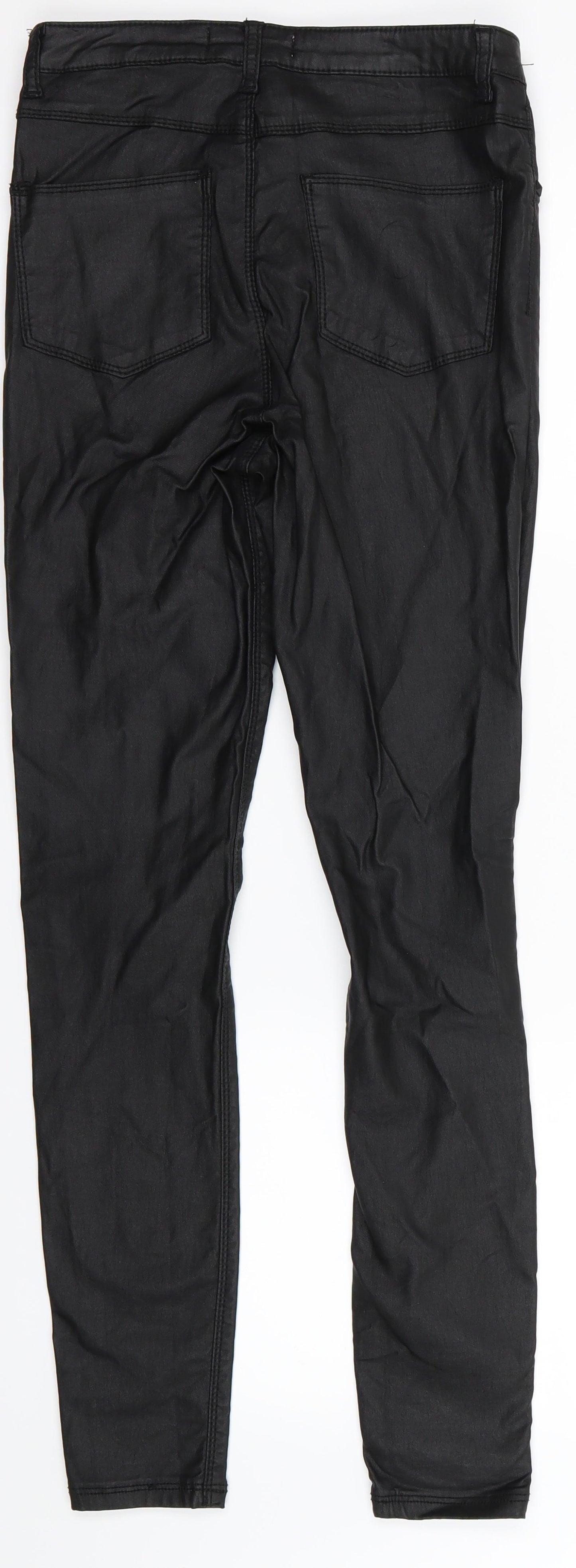 Denim Co Womens Black   Jegging Trousers Size 10 L28 in