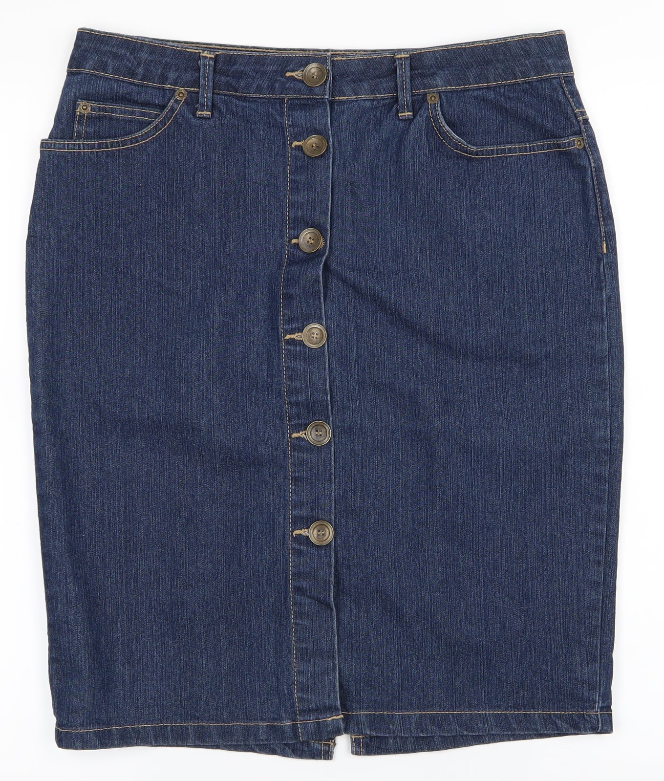 Dorothy Perkins Womens Blue   A-Line Skirt Size 12