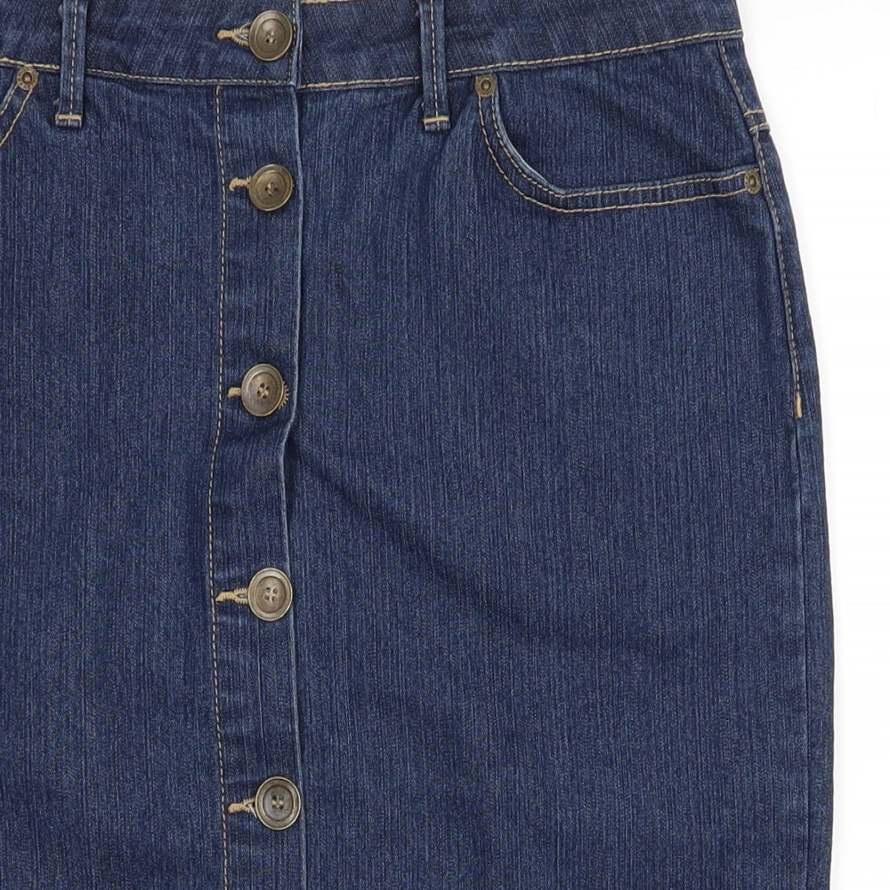 Dorothy Perkins Womens Blue   A-Line Skirt Size 12