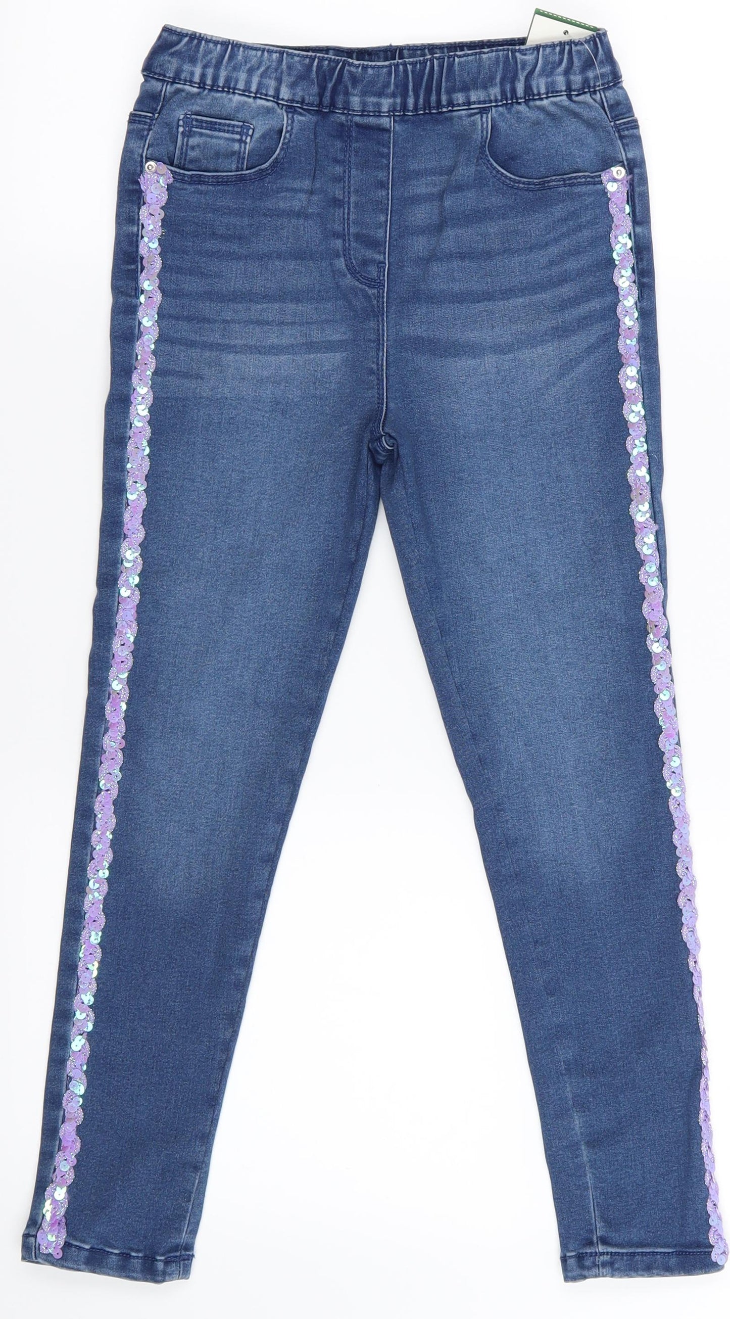 Matalan Girls Blue   Jegging Jeans Size 8 Years