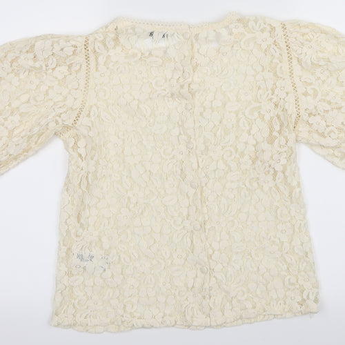 NEXT Womens White   Basic Blouse Size 8