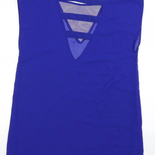 River Island Womens Blue   Basic Tank Size L