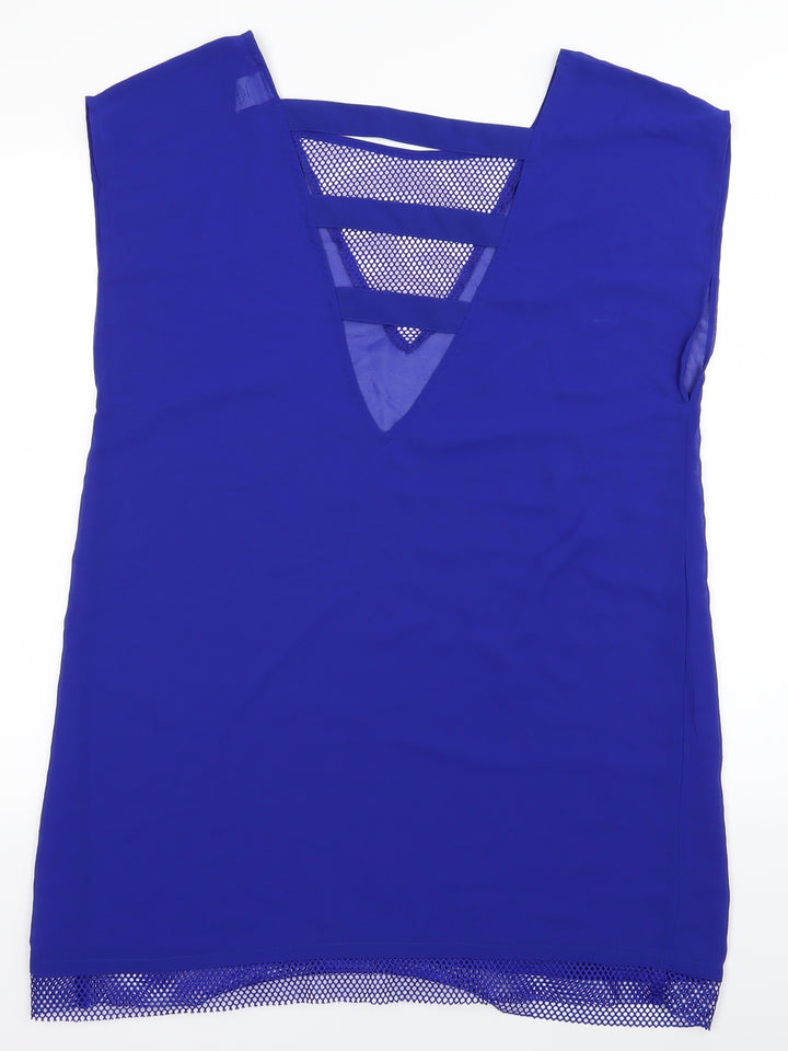 River Island Womens Blue   Basic Tank Size L