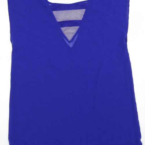 River Island Womens Blue   Basic Tank Size L