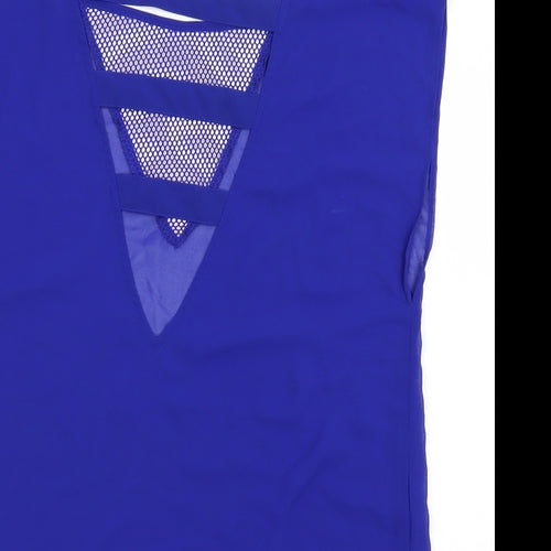 River Island Womens Blue   Basic Tank Size L