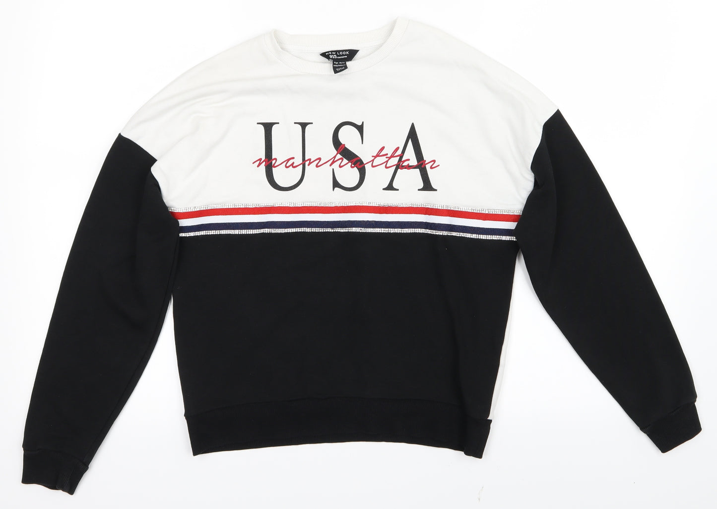New Look Girls Black   Pullover Jumper Size 10-11 Years  - Usa