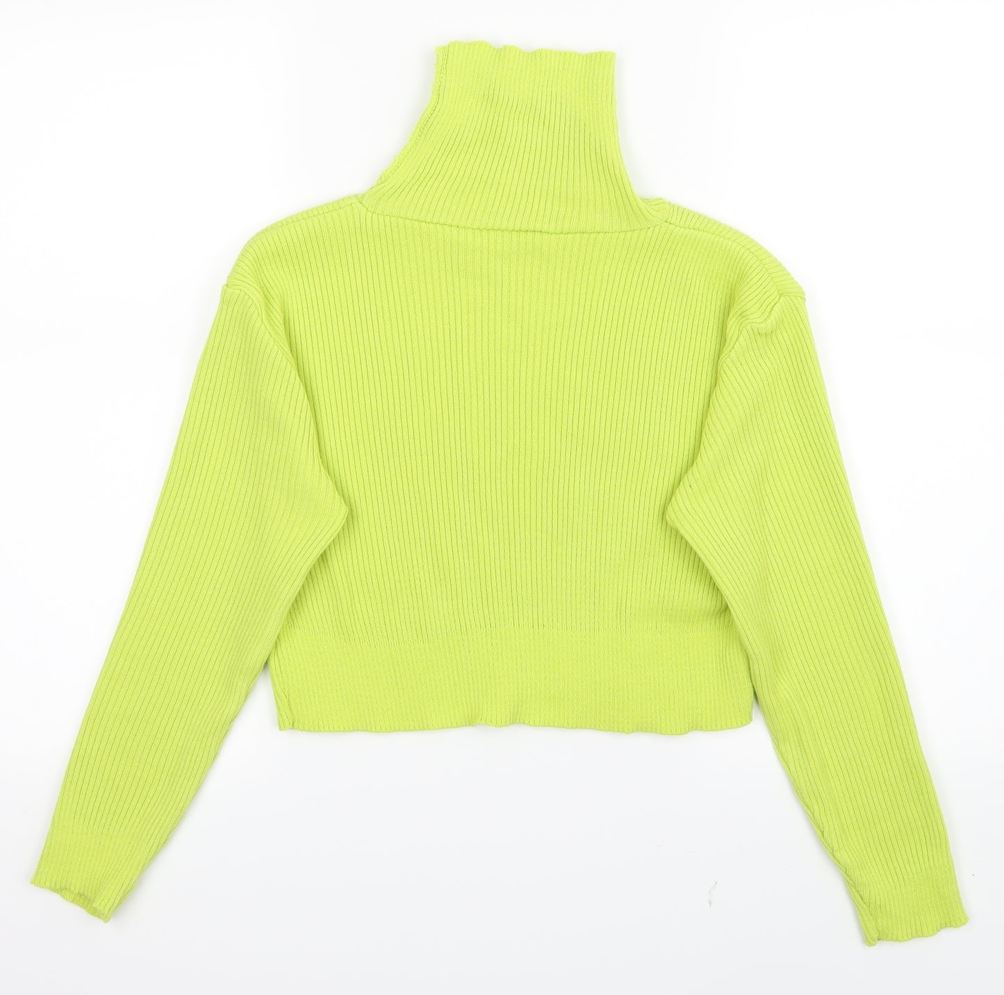 Preworn Womens Green   Pullover Jumper Size M  - Cropped