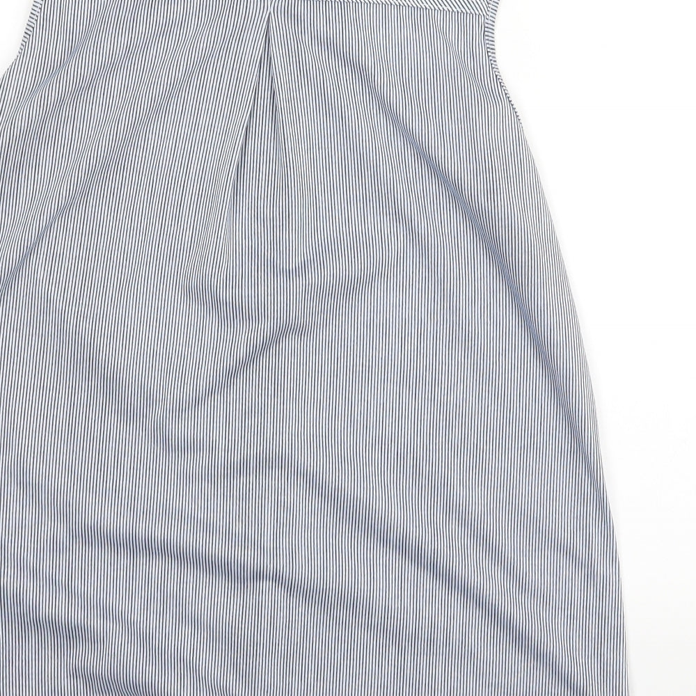 Pre Worn Womens Blue Striped  Basic Tank Size M