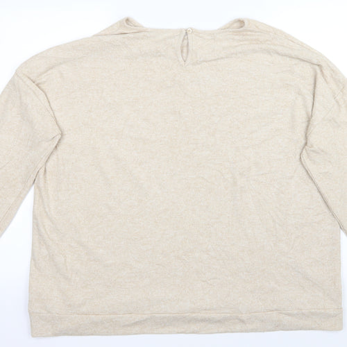 Papaya Womens Beige   Pullover Jumper Size 18